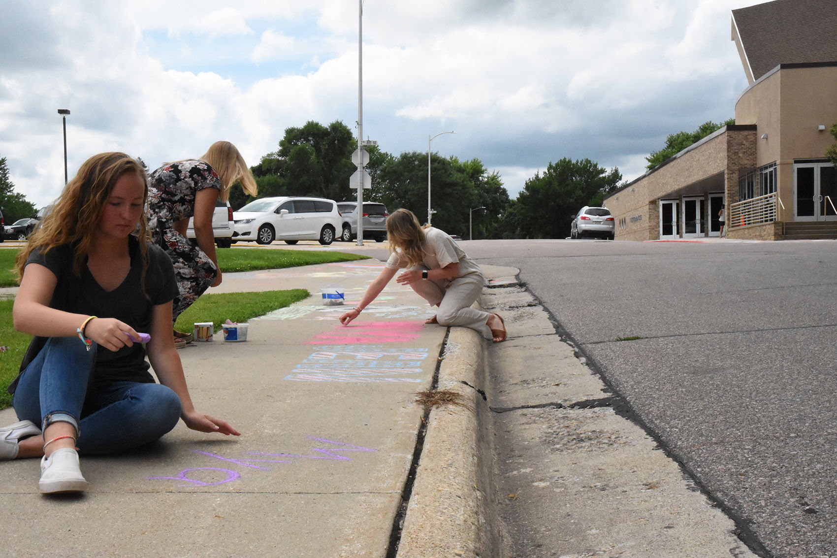 Adding chalk art for Mya